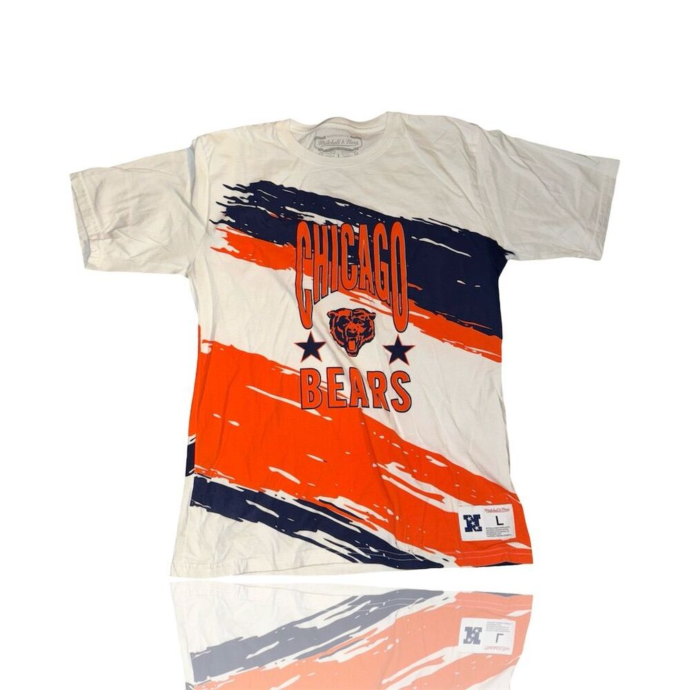 Mitchell & Ness Chicago Bears KIDS 14-16 Graphic T-Shirt White Size L